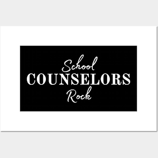 School Counselors Rock Posters and Art